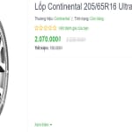 bao-gia-lop-continental-205-65r16-ultracontact-uc7