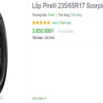bao-gia-lop-pirelli-235-65r17-scorpion-verde