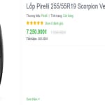 bao-gia-lop-pirelli-255-55r19-scorpion-verde-chong-xit